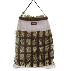 KENSINGTON Hay Bags, Nets & Racks|Stable Hardware|™ Hay Bag with Rim, Large Holes, 2 Flake Capacity