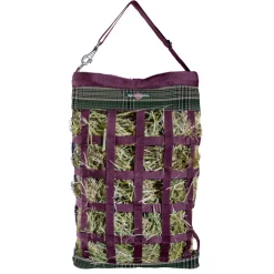 KENSINGTON Hay Bags, Nets & Racks|Stable Hardware|™ Hay Bag with Rim, Large Holes, 2 Flake Capacity