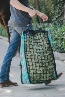KENSINGTON Hay Bags, Nets & Racks|Stable Hardware|™ Slow Feed 4-Flake Hay Bag