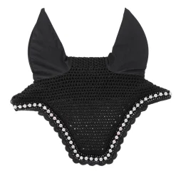 KENTUCKY HORSEWEAR Ear Bonnets|Ear Bonnets|Wellington Big Stone & Pearl Fly Veil