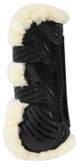 KENTUCKY HORSEWEAR Horse Boots| Vegan Sheepskin Elastic Tendon Boots with Bamboo