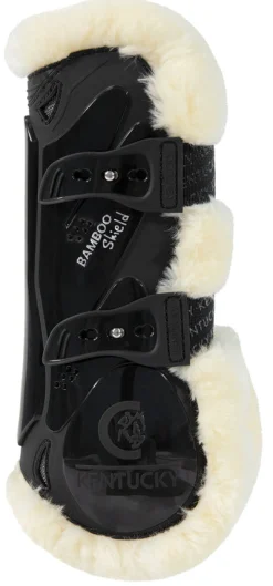 KENTUCKY HORSEWEAR Horse Boots| Vegan Sheepskin Elastic Tendon Boots with Bamboo
