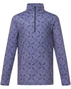 Kids KERRITS Kids' Casual Riding Clothes|® Kids’ First Level Quarter-Zip Tech Top