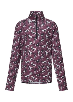 Kids KERRITS Kids' Casual Riding Clothes|® Kids’ On Course Quarter Zip Fleece Tech Top