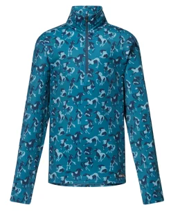 Kids KERRITS Kids' Casual Riding Clothes|® Kids’ On Course Quarter Zip Fleece Tech Top