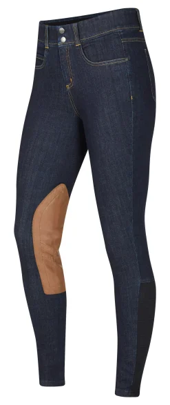 KERRITS Knee Patch Breeches|® Ladies’ Stretch Denim Knee-Patch Breech