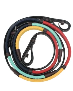 WEATHERBEETA Reins|Kincade Rainbow Rubber Training Reins