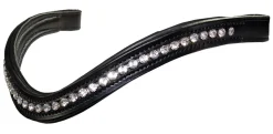 KL SELECT Bridle Parts & Accessories|Prix Curved Crystal Browband