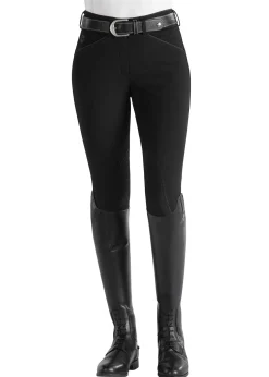 SUPERHOUSE Knee Patch Breeches|Ladies’ Wellesley Classic Piped Knee-Patch Breech