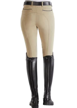 SUPERHOUSE Knee Patch Breeches|Ladies’ Wellesley Classic Piped Knee-Patch Breech