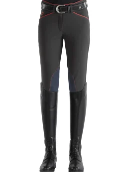 SUPERHOUSE Knee Patch Breeches|Ladies’ Wellesley Classic Piped Knee-Patch Breech