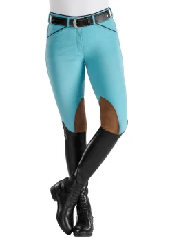 SUPERHOUSE Knee Patch Breeches|Ladies’ Wellesley Piped Knee-Patch Breech