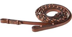 JPC EQUESTRIAN Reins|Laureate by Henri de Rivel Raised Fancy-Stitched Laced Reins