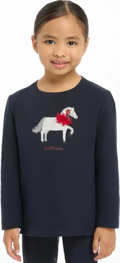 Kids HORSE HEALTH TRADE Kids' Casual Riding Clothes|LeMieux® Kids’ Mini Jessie Long Sleeve Top