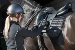 HORSE HEALTH TRADE Dressage Pads|Close Contact Saddle Pads|LeMieux® Loire Satin Classic Dressage Square