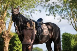 HORSE HEALTH TRADE Dressage Pads|Close Contact Saddle Pads|LeMieux® Loire Satin Classic Dressage Square