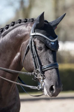 HORSE HEALTH TRADE Ear Bonnets|Ear Bonnets|LeMieux® Loire Satin Fly Bonnet