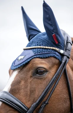 HORSE HEALTH TRADE Ear Bonnets|Ear Bonnets|LeMieux® Loire Satin Fly Bonnet