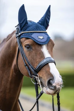 HORSE HEALTH TRADE Ear Bonnets|Ear Bonnets|LeMieux® Loire Satin Fly Bonnet