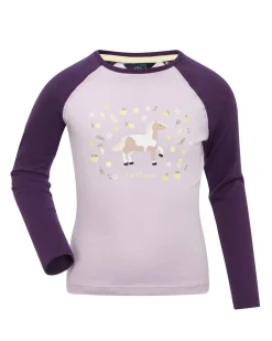 Kids HORSE HEALTH TRADE Kids' Casual Riding Clothes|LeMieux® Mini Jamie Chancer Long-Sleeve Top