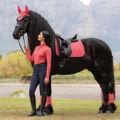 HORSE HEALTH TRADE Dressage Pads|Close Contact Saddle Pads|LeMieux® Suede Dressage Saddle Pad