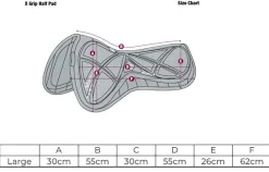 HORSE HEALTH TRADE Half Pads|LeMieux® X-Grip Half Pad