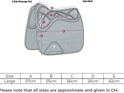 HORSE HEALTH TRADE Dressage Pads|Close Contact Saddle Pads|LeMieux® X-Grip Single-Sided Dressage Pad