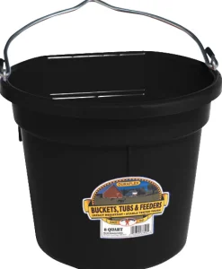 ANIMAL HEALTH INT Feed & Water Buckets|Little Giant® 8-Quart Flatback Bucket