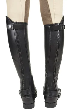 JPC EQUESTRIAN Half Chaps|Léttia® Adults’ London Leather Half Chaps