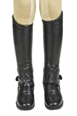 Kids JPC EQUESTRIAN Half Chaps|Kids' Half Chaps|Léttia® Children’s London Leather Half Chaps
