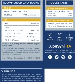 ANIMAL HEALTH INT Horse Supplements|LubriSyn HA Joint Formula