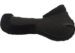 MAJYK EQUIPE Half Pads|® Ergonomics Correction Fleece Half Pad with Impact Shims