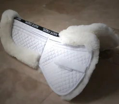 MAJYK EQUIPE Half Pads|® Ergonomics Correction Fleece Half Pad with Impact Shims