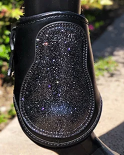 MAJYK EQUIPE Horse Boots|® Estrella Sparkle Leather Fetlock Boots