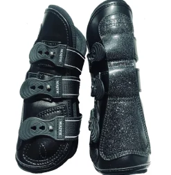 MAJYK EQUIPE Horse Boots|® Estrella Sparkle Leather Tendon Boots