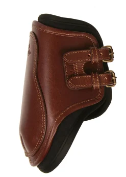 MAJYK EQUIPE Horse Boots|® Leather Hind Boot with Removable Impact Liners (Buckle Closure)