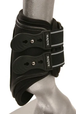 MAJYK EQUIPE Horse Boots|® Leather Hind Boots with Removable Impact Liners (Snap Closure)