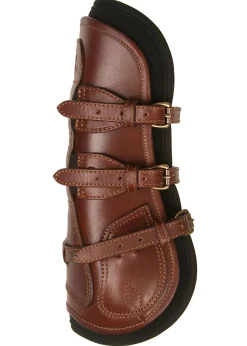MAJYK EQUIPE Horse Boots|® Leather Jump Boot with Removable Impact Liners (Buckle Closure) - Pony/Cob