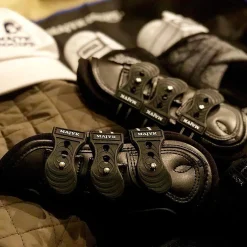 MAJYK EQUIPE Horse Boots|® Leather Jump Boots with Removable Impact Liners (Snap Closure)