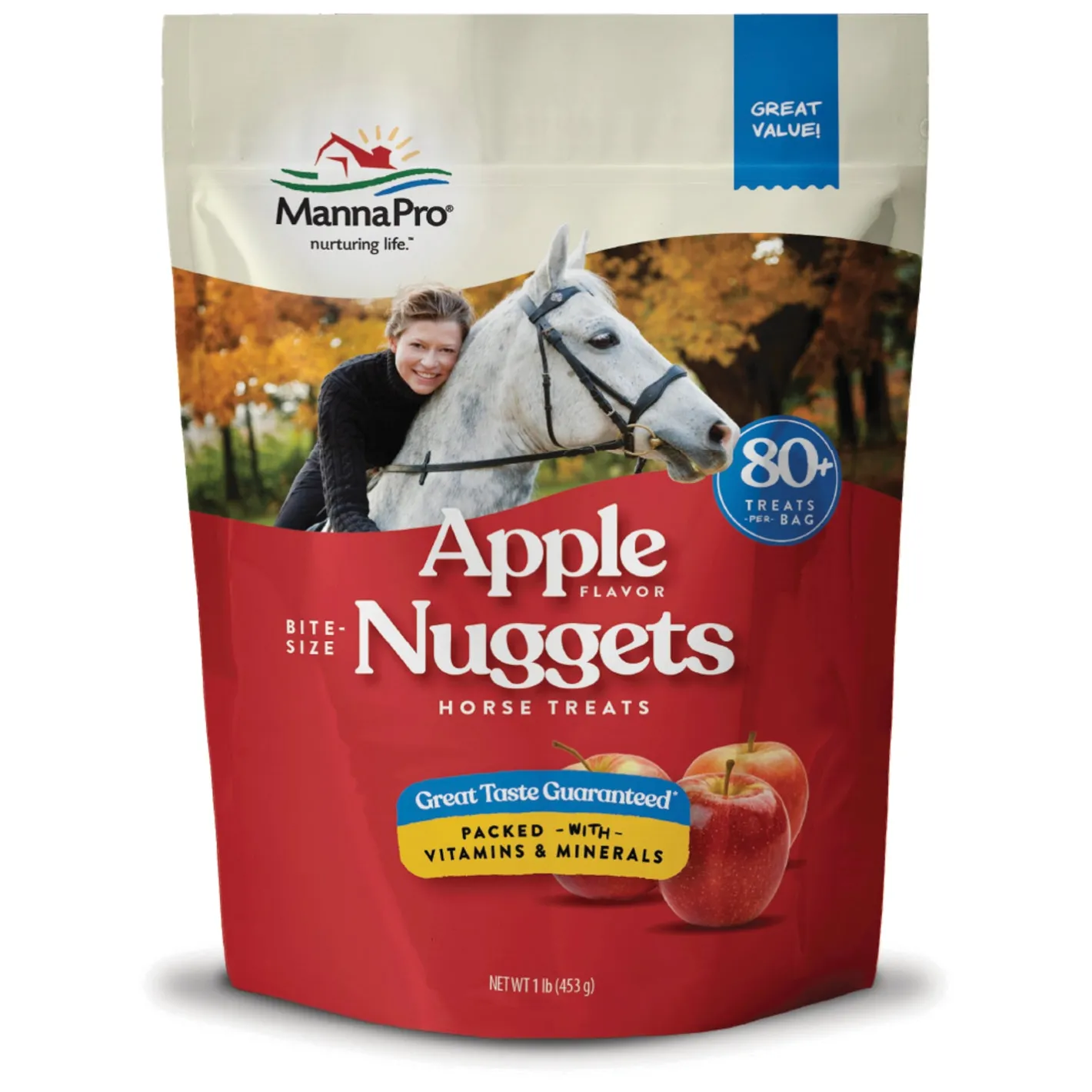 ANIMAL HEALTH INT Horse Treats|Horse Treats|Manna Pro® Bite-Size Nuggets