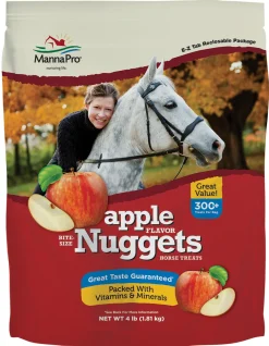 ANIMAL HEALTH INT Horse Treats|Horse Treats|Manna Pro® Bite-Size Nuggets - 4 lb