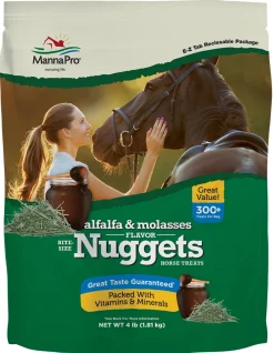 ANIMAL HEALTH INT Horse Treats|Horse Treats|Manna Pro® Bite-Size Nuggets - 4 lb