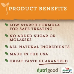 ANIMAL HEALTH INT Horse Treats|Horse Treats|Manna Pro® NutriGood™ Low Sugar Snax