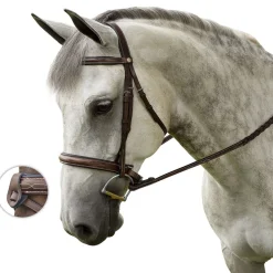INT RIDING HELMET English Bridles|Marcel Toulouse Platinum Liza Hunter Derby Bridle
