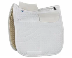 WORLD EQUSTRN BRNDS Dressage Pads|Close Contact Saddle Pads|Mattes Dressage Square Quilt Only Correction Pad with Pockets for Shims