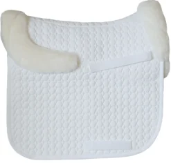 WORLD EQUSTRN BRNDS Close Contact Saddle Pads|Mattes Square Quilt Pad with Front & Rear Trim