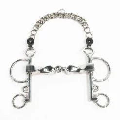 PARTRADE English Horse Bits|Metalab Jointed Twisted Pelham Bit