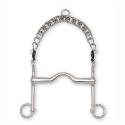 PARTRADE English Horse Bits|Metalab Medium Port Short Shank Weymouth Bit