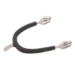 PARTRADE Spurs & Spur Straps|Spurs & Spur Straps|Metalab Prince of Wales Rubber-Covered Spurs - Large Cup