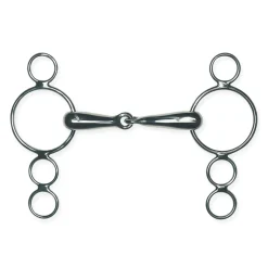 PARTRADE English Horse Bits|Metalab Single-Jointed Continental Gag Bit-22mm